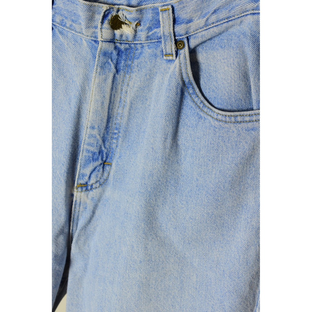 90s Vintage Light Stone Wash Straight Leg Jeans Womens 12 Lee Riders High Waist - Picture 3 of 7